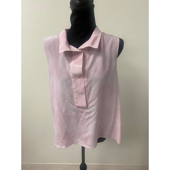 WINGATE Pink Checkered Pattern Tank Sz 1 - Picture 1 of 6